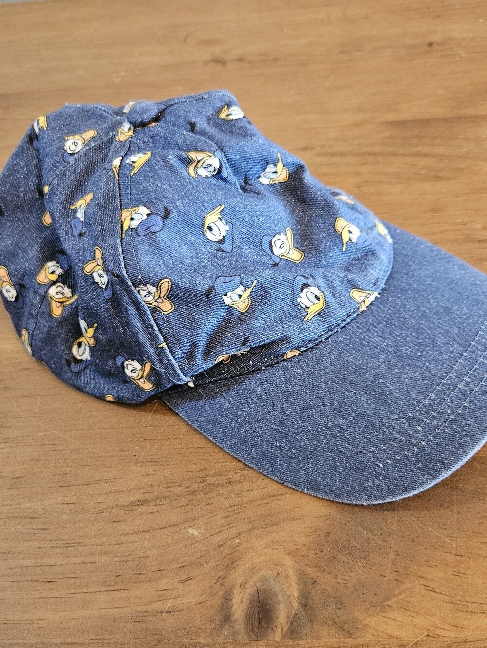 Donald Duck Denim Baseball Cap Hat One Size